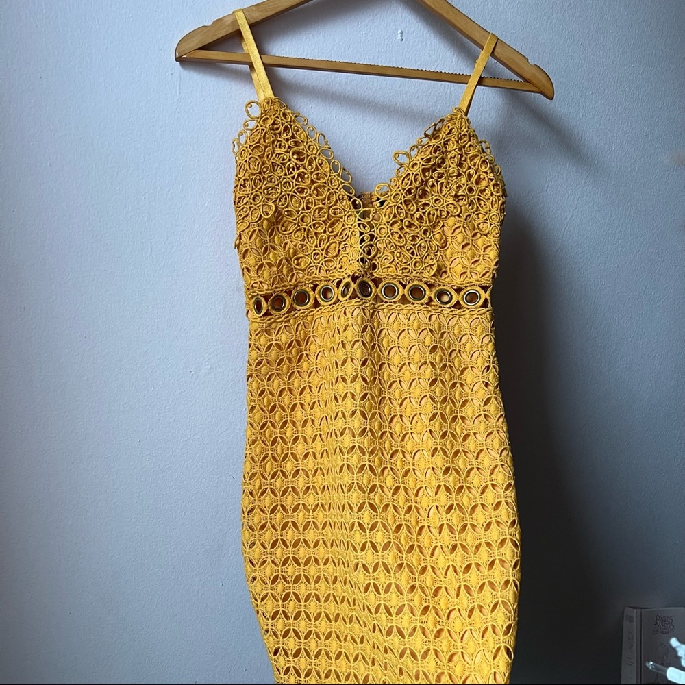 Mystique Boutique Yellow Summer Dress NWT